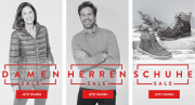  Bis zu 70% Rabatt auf Bekleidung und Schuhe + 30% On Top im Adler Mode Sale