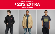 Bis zu 70% Rabatt auf &uuml;ber 1.400 Artikel im Sale + 20% Extra-Rabatt On Top im Jack & Jones