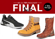 Bis zu 70% Rabatt im Final-Winter-Sale auf Schuhe und Mode + 15% Extra-Rabatt bei Gebr&uuml;der G&ouml;tz