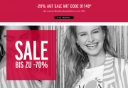 Bis zu 70% Rabatt im Sale + 20% Extra-Rabatt On Top auf Sale-Artikel im Orsay Shop