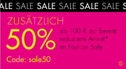 Bis zu 70% Rabatt im Sale + 50% Extra-Rabatt auf Bekleidung, Taschen, Accessoires bei Galeria