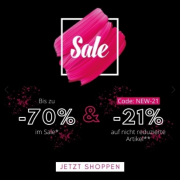 Bis zu 70% Rabatt im Sale und 21% Rabatt auf nicht reduzierte Artikel bei Parf&uuml;merie Pieper