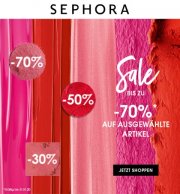 Bis zu -70% sparen im Sephora Sale bei Galeria Kaufhof