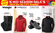 Bis zu 74% Rabatt im Mid Season Sale + 20% Extra-Rabatt On Top im Vorteilshop