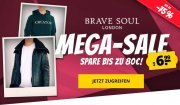 Bis zu 75% Rabatt im BRAVE SOUL Mega-Sale im SportSpar Shop