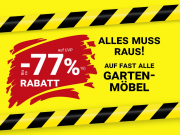 Bis zu 77% Rabatt im SSV auf fast alle Gartenm&ouml;bel bei Zurbr&uuml;ggen