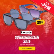 Bis zu 79% Rabatt im Lacoste Sonnenbrillen Sale