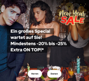 Bis zu 80% Rabatt auf das komplette Sortiment + bis zu 25% Extra-Rabatt On Top bei Dress For Less
