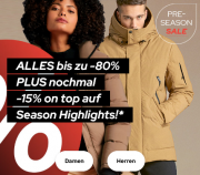 Bis zu 80% Rabatt auf Season Highlights + 15% Extra-Rabatt On Top bei Dress For Less