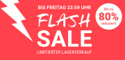 Bis zu 80% Rabatt im Flash Sale Lagerverkauf
