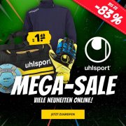 Bis zu 83% Rabatt im Uhlsport Mega Sale im SportSpar Shop