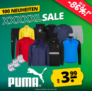 Bis zu 86% Rabatt auf Bekleidung und Sneaker von Puma bei SportSpar