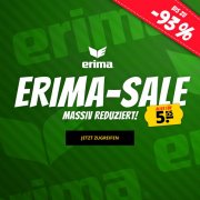 Bis zu 93% Rabatt im ERIMA Outlet - JEDES TEIL nur 5,55 Euro - im SportSpar Shop
