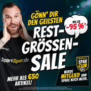 Bis zu 95% Rabatt im Restgr&ouml;ssen Mega-Sale bei SportSpar
