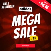 Bis zu 96% Rabatt auf Adidas Bekleidung im Mega Sale bei SportSpar