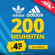 Bis zu 97% Rabatt auf Bekleidung und Sneaker von Adidas bei SportSpar