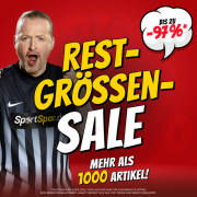 Bis zu 97% Rabatt auf &uuml;ber 1.000 Artikel im Restgr&ouml;ssen Sale bei SportSpar