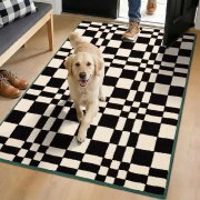 Biscpro Fu&szlig;matte Schachbrettmuster 80x120cm f&uuml;r nur 19,99&euro;