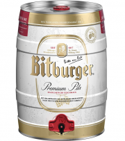 Bitburger Premium Pils 5 Liter Partyfass mit Zapfhahn