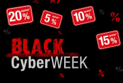 Black CYBER Week mit bis zu 20% Rabatt auf verschiedene Rubriken im B&uuml;cher.de Shop