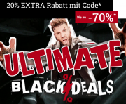 Black Deals mit bis zu 70% Rabatt + 20% Extra-Rabatt On Top bei EMP