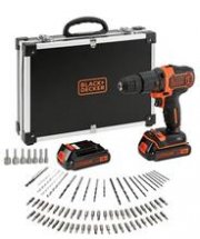 Black&Decker Akkuschrauber (BDCHD18BAFC) + 80-teiliges Zubeh&ouml;rset f&uuml;r 84,94&euro;