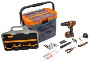  Black & Decker BCKSB05-QW Akku-Schlagbohrschrauber inkl. Akku, Koffer, 44-teiliges Zubeh&ouml;r-Set