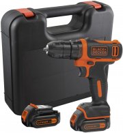 Black & Decker BDCDD12KB Akku-Bohrschrauber inkl 2. Akku