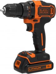 Black & Decker BDCDD186QW 18Volt Akku-Bohrschrauber mit 1x Li-Ionen Akku