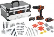 BLACK+DECKER BDCHD18AS2F 2-G Akku - Schlagbohrschrauber