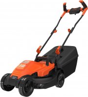 Black & Decker BEMW451BH-QS Elektro-Rasenm&auml;her mit 32cm Schnittbreite und 35l Fangbeh&auml;lter