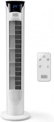 Black & Decker BXEFT48E Turmventilator mit 3 Geschwindigkeitsstufen inkl. Fernbedienung