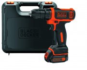 Black + Decker Compact 10,8 V Li-Ionen Akku-Bohrschrauber BDCDD12K-DE