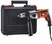 Black & Decker KR8542K Schlagbohrmaschine mit Schnellspann-Bohrfutter inkl. Koffer