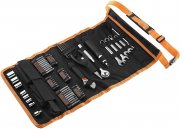 BLACK+DECKER Rolltasche mit 76-teiligen Werkzeug-Set