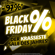 Black Friday Sale bei SportSpar mit bis zu 97% Rabatt auf Sneaker, Bekleidung, Sportartikel und mehr
