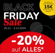 Black Friday Sale mit 20% Rabatt auf fast alles im MediaShop