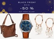 Black Friday Sale mit bis zu 50% Rabatt auf fast alles bei Fossil