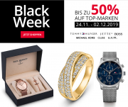 Black Friday Sale mit bis zu 50% Rabatt auf Top-Marken Uhren und Schmuck im Christ Shop