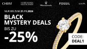 Black Mystery Deals - Bis zu 25% Rabatt auf &uuml;ber 14.100 Uhren und Schmuckst&uuml;cke bei Christ