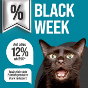 Black Week mit 12% Rabatt auf das gesamte Sortiment bei ZooRoyal