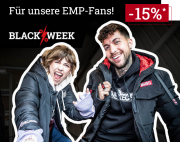 Black Week mit 15% Rabatt auf &uuml;ber 9.800 ausgew&auml;hlte Artikel bei EMP