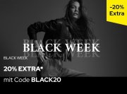 Black Week mit 20% Extra-Rabatt auf ALLES f&uuml;r Damen, Herren und Kinder bei Dress For Less