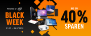 Black Week mit bis zu 40% Rabatt auf Notebooks, Tablets, Monitore, Fernseher, HiFi-Artikel...