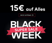 Black Week Rabatt 15 Euro auf fast ALLES (auch SALE) im Quelle Shop