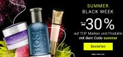 Black Week Sale mit 15%, 20% oder 30% Rabatt auf Top Marken Parfum und Beauty Artikel bei Notino