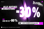 Black Weekend im DefShop mit 30% Rabatt auf ALLES