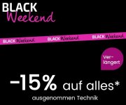 Black Weekend mit 15% Rabatt auf fast ALLES inkl. Sale bei Quelle
