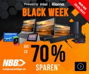 Black Week mit bis zu 70% Rabatt auf Notebooks, Tablets, Monitore, Fernseher, HiFi-Artikel...