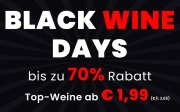 Black Wine Days ab 1,99&euro; Flasche bei Weinvorteil